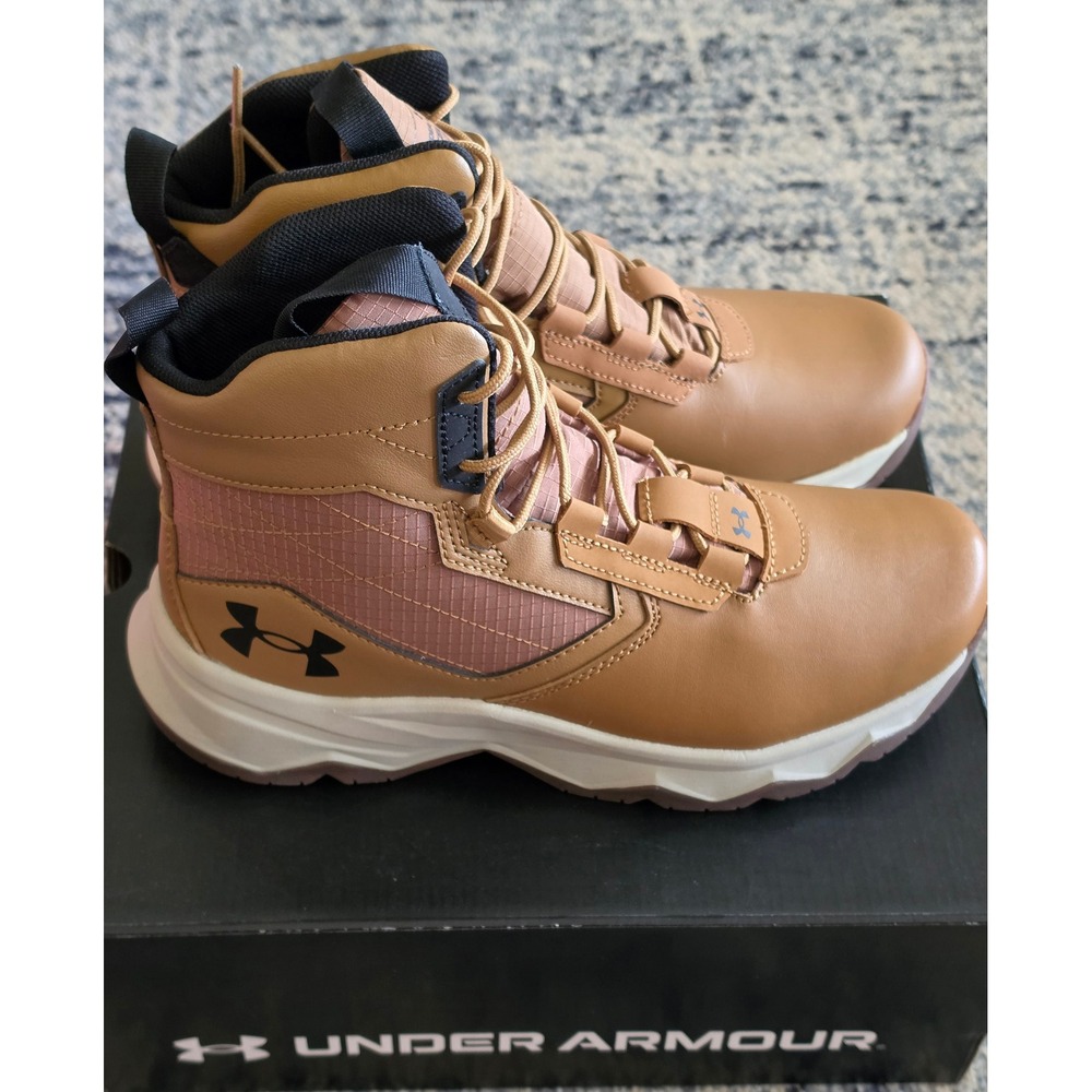 Under Armour Stellar G2 6" Tactical Boots Mens 8‎ Brown White 3025578-200
